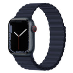 Silicone Magnet Watch Band For Apple Watch Series, 7 45mm / 6&SE&5&4 44mm / 3&2&1 42mm, 7 41mm / 6&SE&5&4 40mm / 3&2&1 38mm