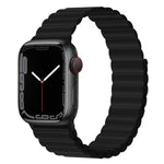 Silicone Magnet Watch Band For Apple Watch Series, 7 45mm / 6&SE&5&4 44mm / 3&2&1 42mm, 7 41mm / 6&SE&5&4 40mm / 3&2&1 38mm