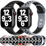 Double Nail Small Waist Watch Band For Apple Watch Series, 7 45mm / 6&SE&5&4 44mm / 3&2&1 42mm, 7 41mm / 6&SE&5&4 40mm / 3&2&1 38mm