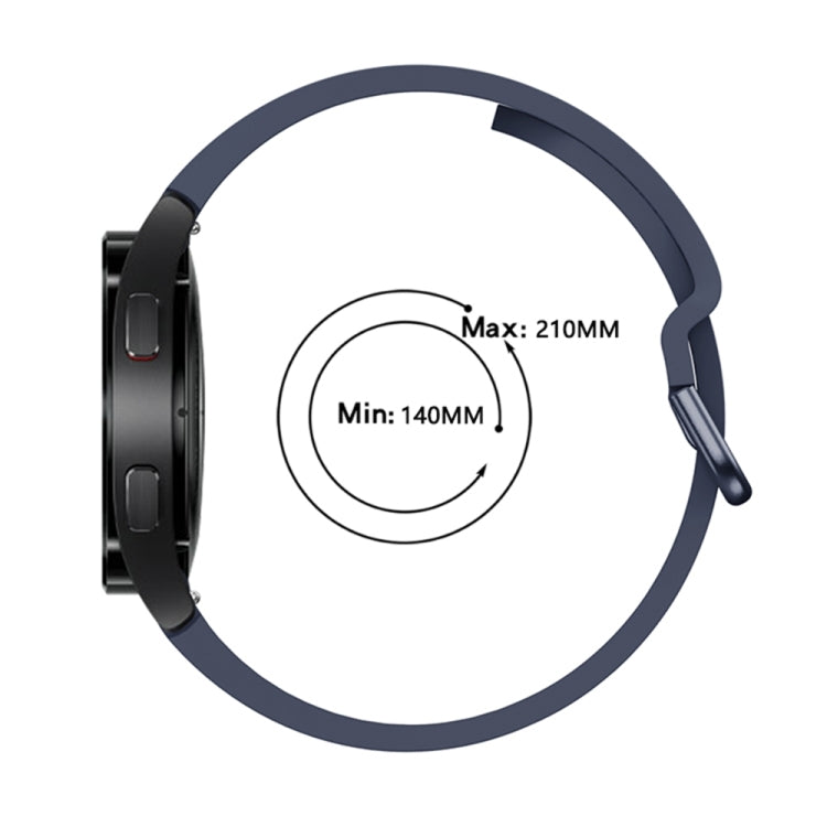 Universal Silicone Colorful Buckle Watch Band, For Samsung Galaxy Watch 5 40mm/44mm / 5 Pro 45mm