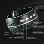 SOYTO SY-T30C Long Microphone Bluetooth Wireless Noise Cancelling Ergonomic Gaming Headset, SY-T30C