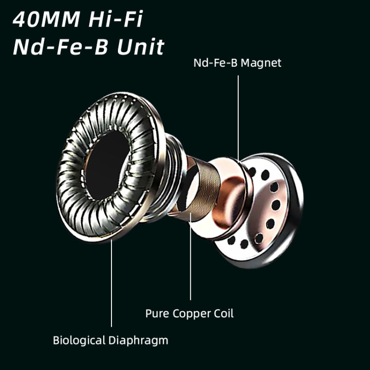 SOYTO SY-T30C Long Microphone Bluetooth Wireless Noise Cancelling Ergonomic Gaming Headset, SY-T30C