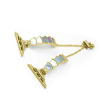 Metal Shell Watch Band For Apple Watch Series, 7 45mm / 6&SE&5&4 44mm / 3&2&1 42mm, 7 41mm / 6&SE&5&4 40mm / 3&2&1 38mm