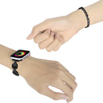 Crystal Texture Metal Watch Band For Apple Watch Series, 7 45mm / 6&SE&5&4 44mm / 3&2&1 42mm, 7 41mm / 6&SE&5&4 40mm / 3&2&1 38mm