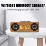 K1 Multifunctional Desktop Wooden Bluetooth Speaker Wireless Loudspeaker
