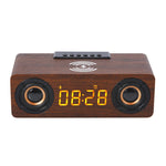 K1 Multifunctional Desktop Wooden Bluetooth Speaker Wireless Loudspeaker
