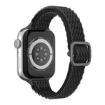 Wave Small Waist Nylon Watch Band For Apple Watch Series, 7 45mm / 6&SE&5&4 44mm / 3&2&1 42mm, 7 41mm / 6&SE&5&4 40mm / 3&2&1 38mm