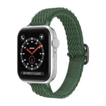 Wave Small Waist Nylon Watch Band For Apple Watch Series, 7 45mm / 6&SE&5&4 44mm / 3&2&1 42mm, 7 41mm / 6&SE&5&4 40mm / 3&2&1 38mm