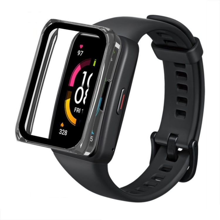 Universal PC+ Toughened Film Fully Enclosed Protective Watch Case, For Huawei Band 7/6 / Honor Band 7/6