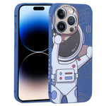 Spaceman Binoculars Phone Case, For iPhone 14 Plus, For iPhone 14 Pro Max, For iPhone 14, For iPhone 14 Pro