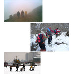 1 Pair 19 Teeth Anti-Slip Ice Gripper Hiking Climbing Chain Shoes Covers, 19 Teeth Size:L(Black), 19 Teeth Size:L(Orange), 19 Teeth Size:XL(Black), 19 Teeth Size:XL(Orange)