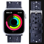 Genuine Leather Woven Watch Strap For Apple Watch Series, 7 45mm / 6&SE&5&4 44mm / 3&2&1 42mm, 7 41mm / 6&SE&5&4 40mm / 3&2&1 38mm