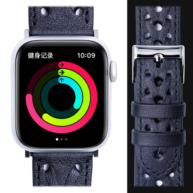 Genuine Leather Woven Watch Strap For Apple Watch Series, 7 45mm / 6&SE&5&4 44mm / 3&2&1 42mm, 7 41mm / 6&SE&5&4 40mm / 3&2&1 38mm