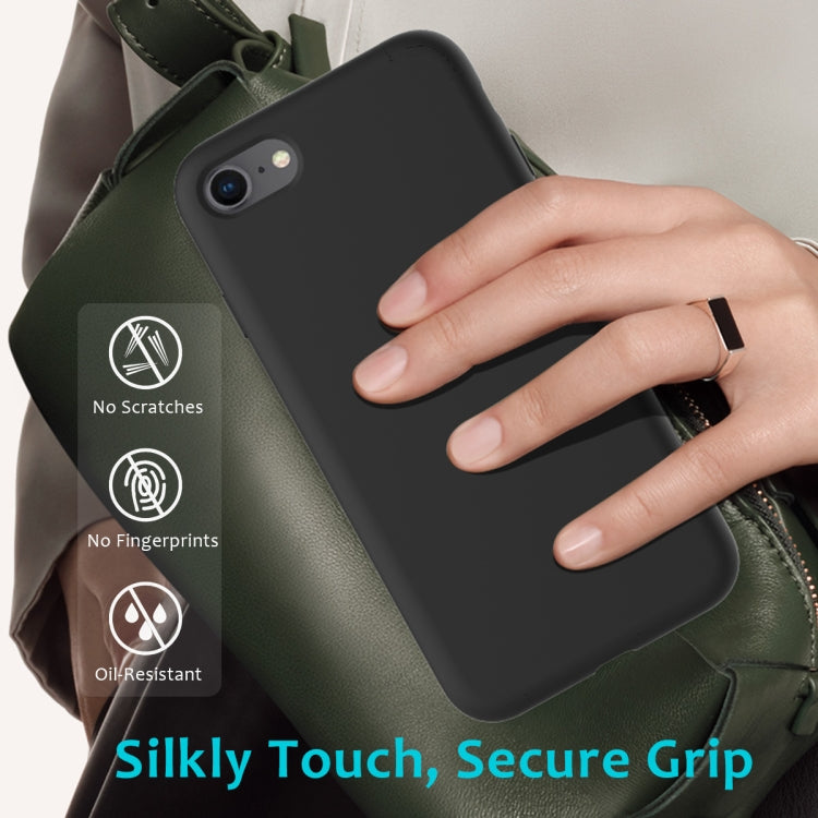 Shockproof Full Coverage Silicone Soft Protective Case, For iPhone SE 2022 / SE 2020