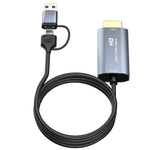 Z36 HDMI/M to USB-Type C/M HD Video Capture Card, Length: 2m, Z36