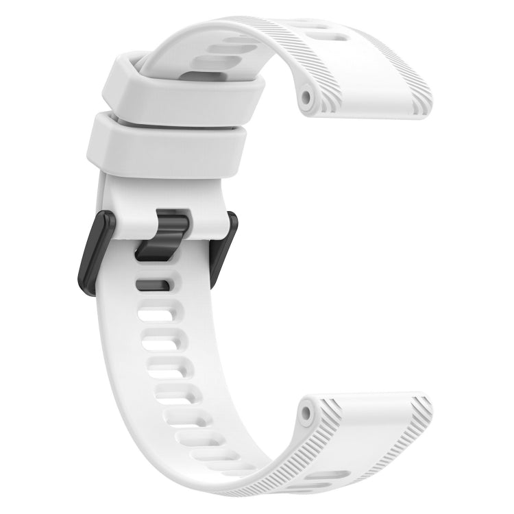 22mm Silicone Twill Watch Band, For Garmin Forerunner 955