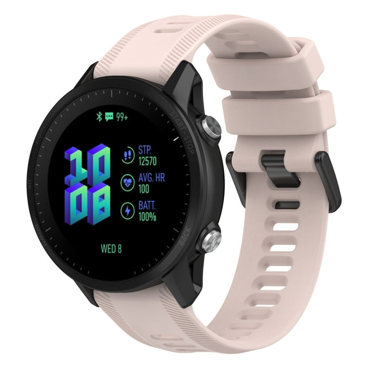 22mm Silicone Twill Watch Band, For Garmin Forerunner 955