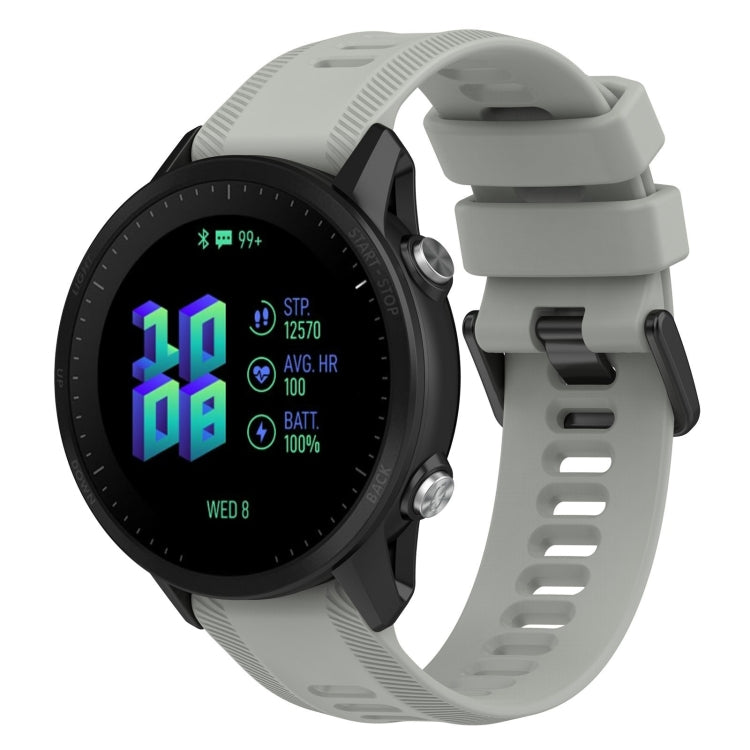 22mm Silicone Twill Watch Band, For Garmin Forerunner 955