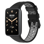 For Xiaomi Mi Band 7 Pro Two-Color Breathable Silicone Watch Band