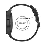 20mm Round Tail Silicone Watch Band, For Samsung Galaxy Watch 5 40mm, For Samsung Galaxy Watch 5 44mm, For Samsung Galaxy Watch 5 Pro 45mm