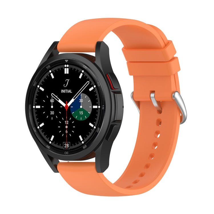 20mm Round Tail Silicone Watch Band, For Samsung Galaxy Watch 5 40mm, For Samsung Galaxy Watch 5 44mm, For Samsung Galaxy Watch 5 Pro 45mm