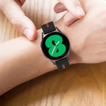 20mm Colorful Hole Silicone Watch Band, For Samsung Galaxy Watch 5 40mm, For Samsung Galaxy Watch 5 44mm, For Samsung Galaxy Watch 5 Pro 45mm