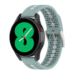 20mm Colorful Hole Silicone Watch Band, For Samsung Galaxy Watch 5 40mm, For Samsung Galaxy Watch 5 44mm, For Samsung Galaxy Watch 5 Pro 45mm