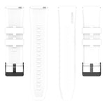 20mm Black Buckle Step Silicone Watch Band, For Samsung Galaxy Watch 5 40mm, For Samsung Galaxy Watch 5 44mm, For Samsung Galaxy Watch 5 Pro 45mm