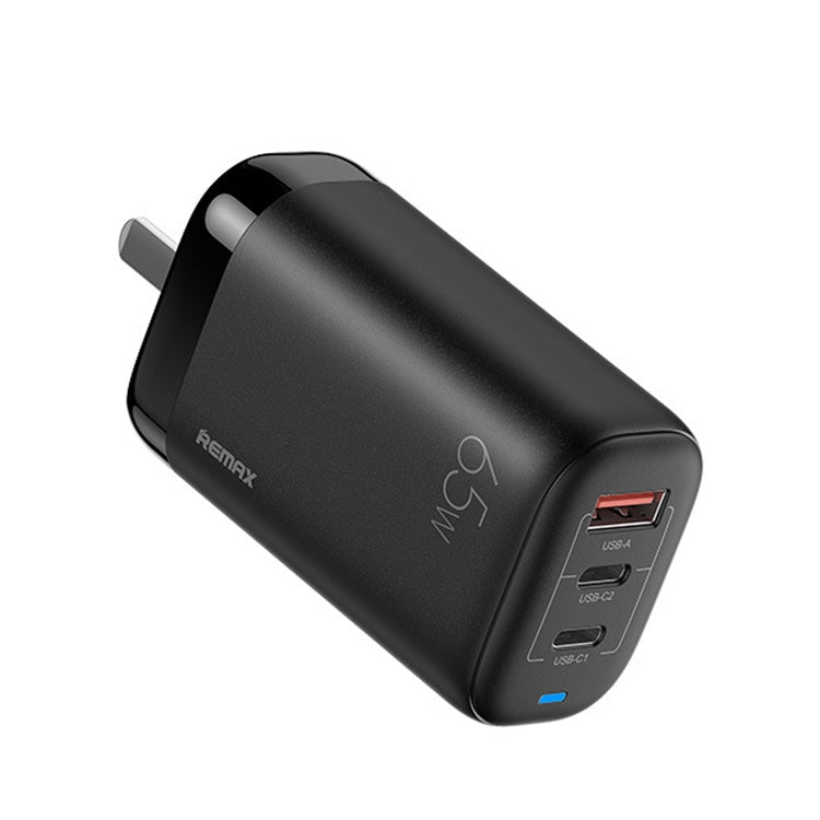 شاحن REMAX RP-U55 Territory Series 65 واط USB + منفذين USB-C / Type-C للشحن السريع، قابس الصين