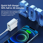شاحن REMAX RP-U68 Speedy Series 20 واط USB + منفذ USB-C / Type-C للشحن السريع، قابس الصين، قابس الاتحاد الأوروبي، قابس المملكة المتحدة، قابس الولايات المتحدة