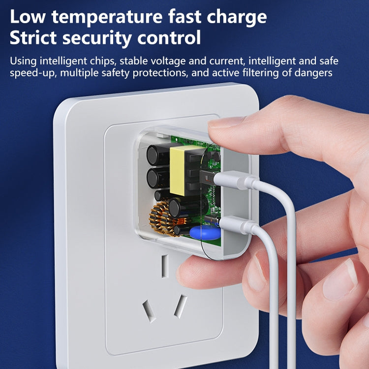 شاحن REMAX RP-U68 Speedy Series 20 واط USB + منفذ USB-C / Type-C للشحن السريع، قابس الصين، قابس الاتحاد الأوروبي، قابس المملكة المتحدة، قابس الولايات المتحدة