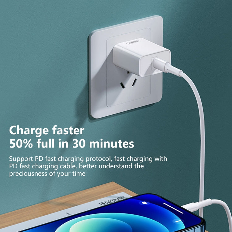 شاحن REMAX RP-U70 Jane Series 20 واط USB-C / Type-C PD للشحن السريع، قابس الصين، قابس المملكة المتحدة، قابس الولايات المتحدة