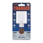 شاحن REMAX RP-U70 Jane Series 20 واط USB-C / Type-C PD للشحن السريع، قابس الصين، قابس المملكة المتحدة، قابس الولايات المتحدة