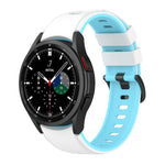 Two-color Silicone Strap Watch Band, For Samsung Galaxy Watch5 Pro 45mm/5 44mm/5 40mm