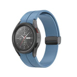 Folding Buckle Silicone Watch Band, For Samsung Galaxy Watch5 40mm / 44mm / Pro 45mm