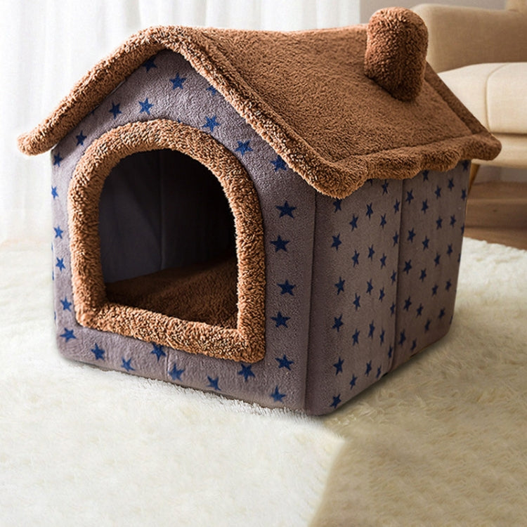 House Type Universal Removable and Washable Pet Dog Cat Bed Pet Supplies, S