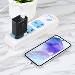 AR-892 3 in 1 QC3.0 PD20W USB + USB-C / Type-C Wall Travel Charger, EU Plug, UK Plug