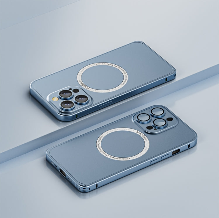 Frosted MagSafe Magnetic Phone Case with Lens Film, For iPhone 14, For iPhone 14 Plus, For iPhone 14 Pro, For iPhone 14 Pro Max, For iPhone 13, For iPhone 13 Pro, For iPhone 13 Pro Max, For iPhone 12, For iPhone 12 Pro, For iPhone 12 Pro Max