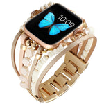 Jewelry Watch Band For Apple Watch Series, 7 45mm / 6&SE&5&4 44mm / 3&2&1 42mm, 7 41mm / 6&SE&5&4 40mm / 3&2&1 38mm