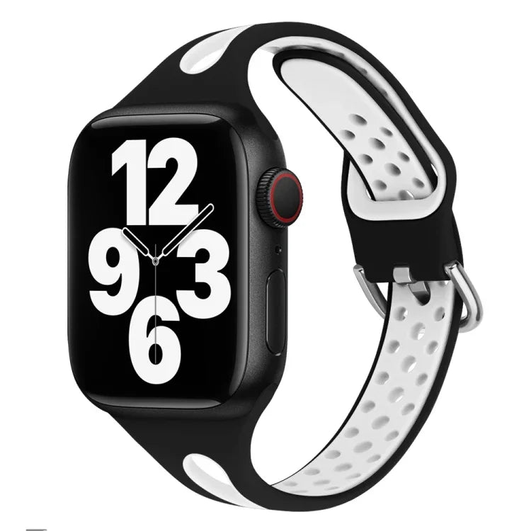 سوار ساعة سيليكون بنمط قطرة ماء لسلسلة Apple Watch، 7 41مم / 6&SE&5&4 40مم / 3&2&1 38مم، 7 45مم / 6&SE&5&4 44مم / 3&2&1 42مم