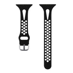 Water Drop Silicone Watch Band For Apple Watch Series, 7 45mm / 6&SE&5&4 44mm / 3&2&1 42mm, 7 41mm / 6&SE&5&4 40mm / 3&2&1 38mm
