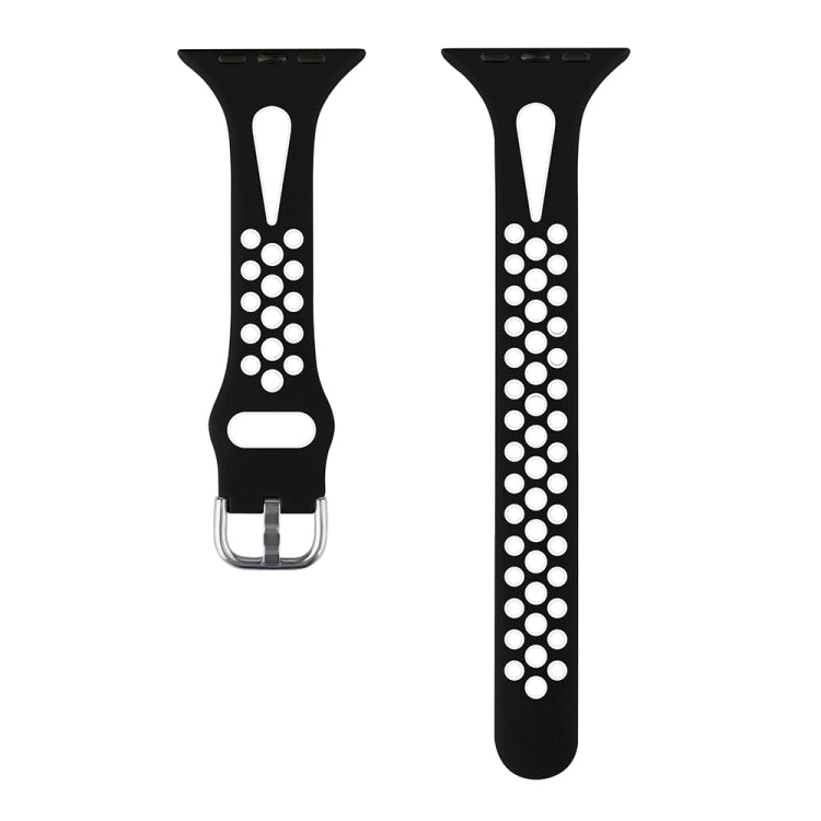 Water Drop Silicone Watch Band For Apple Watch Series, 7 45mm / 6&SE&5&4 44mm / 3&2&1 42mm, 7 41mm / 6&SE&5&4 40mm / 3&2&1 38mm