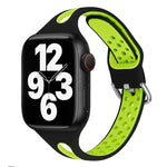 سوار ساعة سيليكون بنمط قطرة ماء لسلسلة Apple Watch، 7 41مم / 6&SE&5&4 40مم / 3&2&1 38مم، 7 45مم / 6&SE&5&4 44مم / 3&2&1 42مم