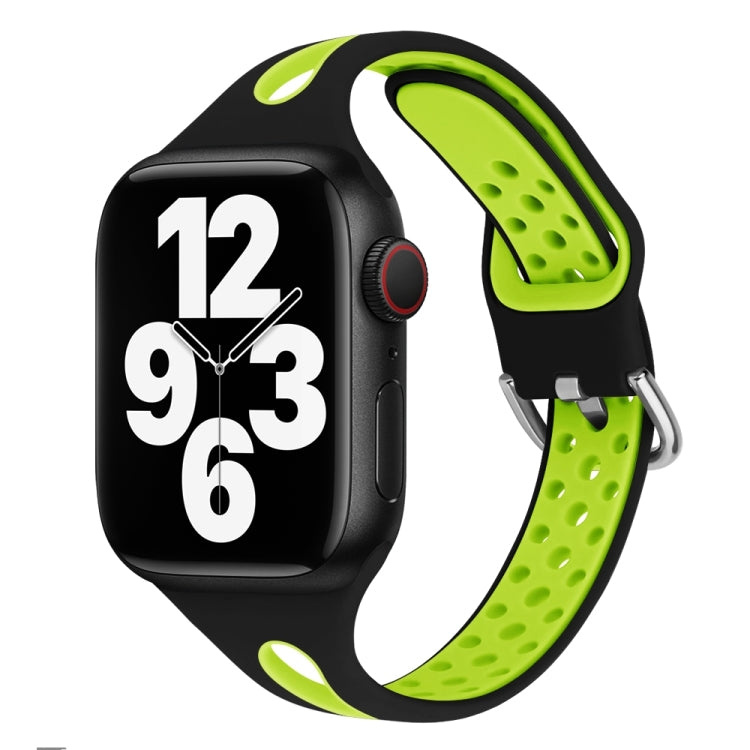 Water Drop Silicone Watch Band For Apple Watch Series, 7 45mm / 6&SE&5&4 44mm / 3&2&1 42mm, 7 41mm / 6&SE&5&4 40mm / 3&2&1 38mm