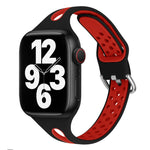 Water Drop Silicone Watch Band For Apple Watch Series, 7 45mm / 6&SE&5&4 44mm / 3&2&1 42mm, 7 41mm / 6&SE&5&4 40mm / 3&2&1 38mm