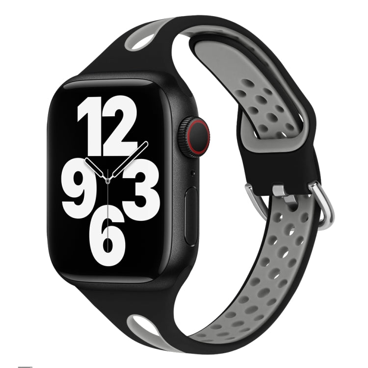 Water Drop Silicone Watch Band For Apple Watch Series, 7 45mm / 6&SE&5&4 44mm / 3&2&1 42mm, 7 41mm / 6&SE&5&4 40mm / 3&2&1 38mm