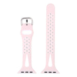 سوار ساعة سيليكون بنمط قطرة ماء لسلسلة Apple Watch، 7 41مم / 6&SE&5&4 40مم / 3&2&1 38مم، 7 45مم / 6&SE&5&4 44مم / 3&2&1 42مم
