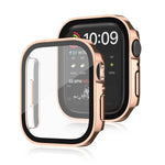 Life Waterproof 2 in 1 PC Frame + Tempered Glass Protective Case, For Apple Watch Series 9 / 8 / 7 45mm, For Apple Watch Series 9 / 8 / 7 41mm, For Apple Watch Series 6 / 5 / 4 / SE 44mm, For Apple Watch Series 6 / 5 / 4 / SE 40mm