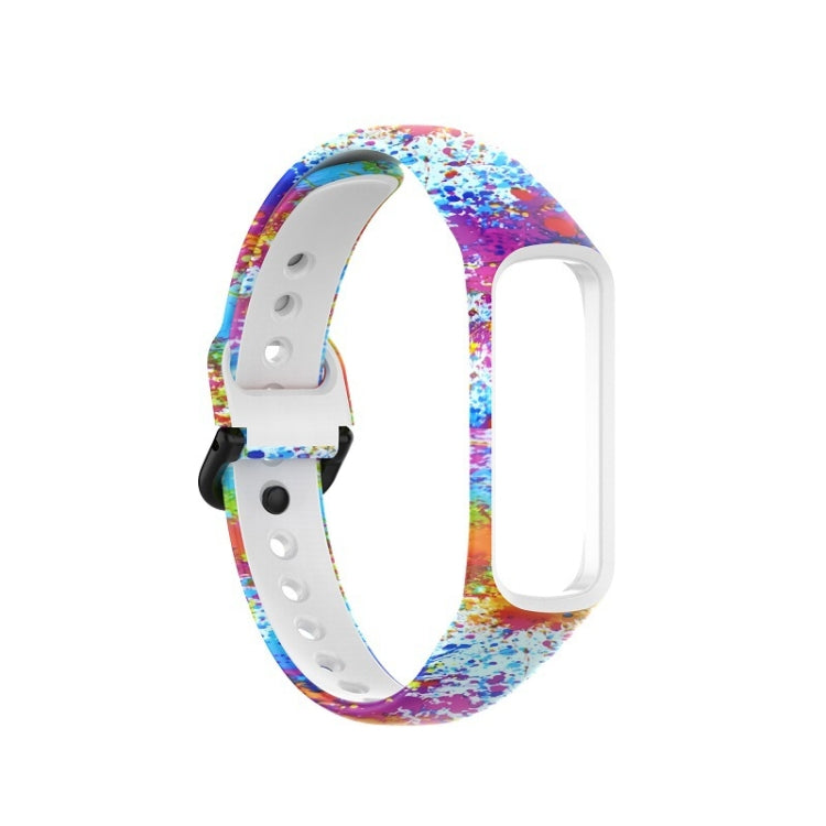 SM-R220 Silicone Printing Watch Band, For Samsung Galaxy Fit 2