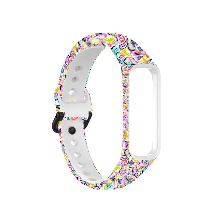 SM-R220 Silicone Printing Watch Band, For Samsung Galaxy Fit 2